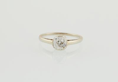 Altschliffbrillantsolitär Ring ca. 1 ct G-H/si - Diamonds only