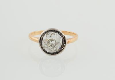 Altschliffdiamantsolitär Ring ca. 1,90 ct, J-K/SI1 - Diamonds only