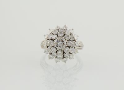 Brillantring zus. ca. 4 ct - Diamonds only