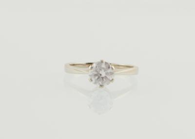 Brillantsolitär Ring ca. 1 ct, F-G/si2-p1 - Diamonds only