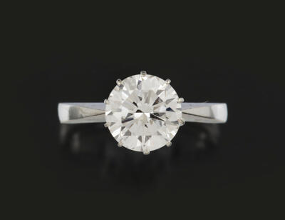 Brillantsolitär Ring ca. 2,35 ct G-H/vvs-vsi - Diamonds only