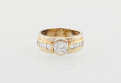 Diamantring zus. ca. 1,45 ct - Diamonds only