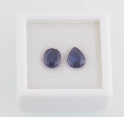 2 lose Saphire zus. 4,20 ct - Exquisite gemstones