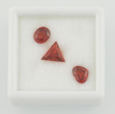 3 lose Spessartine zus.5,50 ct - Exquisite gemstones