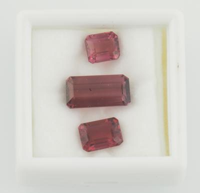 3 lose Turmaline zus. 12,47 ct - Gioielli scelti