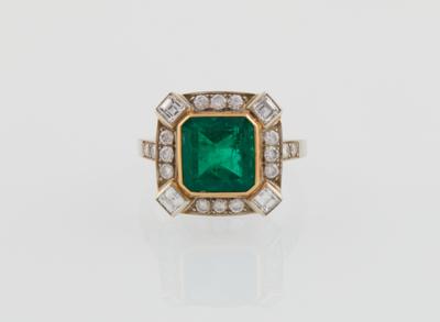 Diamant Smaragdring - Gioielli scelti