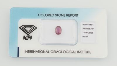 Loser unbehandelter Rubin 1,09 ct - Exquisite gemstones