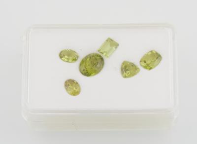 Lot aus losen Peridoten 9 ct - Exklusive Farbsteine