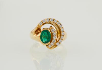 Smaragdring ca. 0,85 ct - Exquisite gemstones