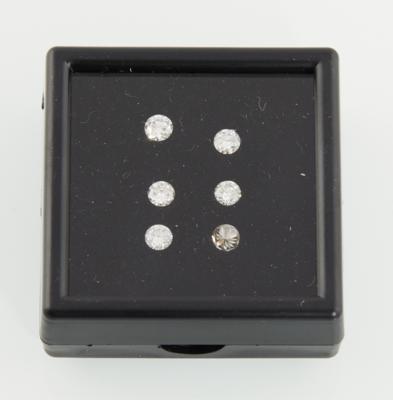 6 lose Brillanten zus.1,17 ct H-M/p1-p3 - Diamonds only