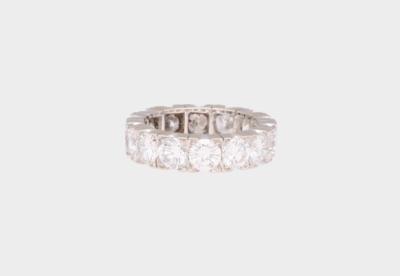 Brillant Memoryring zus. ca. 5,60 ct - Diamonds only