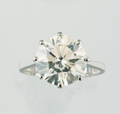 Brillant Solitärring ca. 5 ct, L-M/SI - Diamonds only