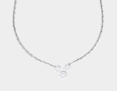 Brillantcollier zus. ca.3,50 ct - Diamonds only