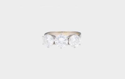 Brillantring zus. ca. 3,10 ct - Diamonds only