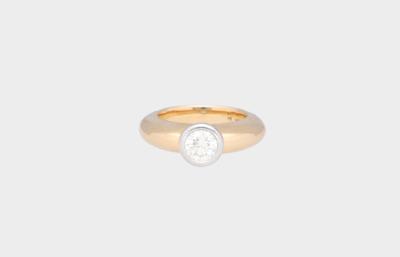 Brillantsolitär Ring ca. 1,10 ct P-R/si1 - Diamonds only