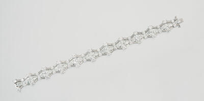 Diamantarmband zus. ca. 18 ct - Diamonds only