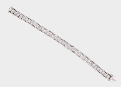 Diamantarmband zus. ca. 8 ct - Diamonds only