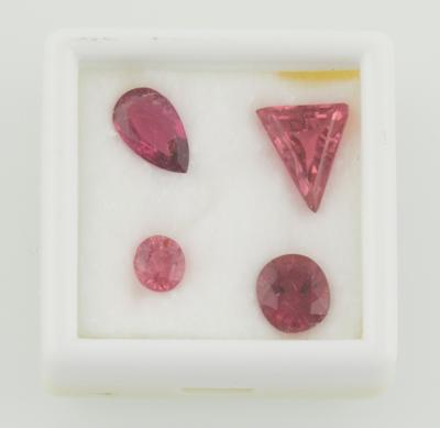 4 lose Turmaline zus. 10,25 ct - Gioielli scelti