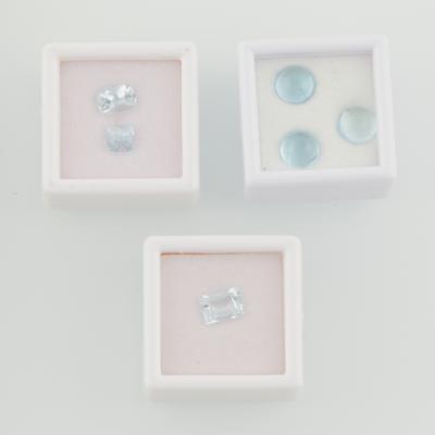 Lot Aquamarine zus. 7,10 ct - Exkluzivní šperky