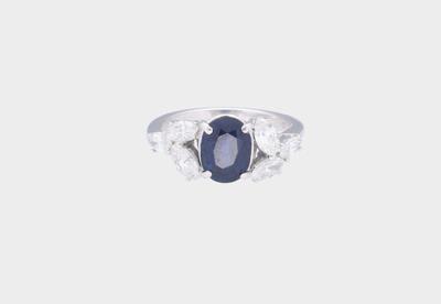 Ring mit unbehandeltem Saphir ca. 2 ct - Gioielli scelti