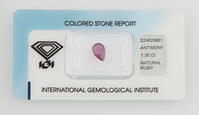 Unbehandelter Rubin 1,35 ct - Exquisite gemstones