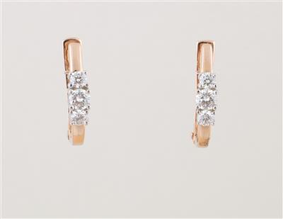 Brillant Ohrringe zus. ca. 0,45 ct - Jewellery