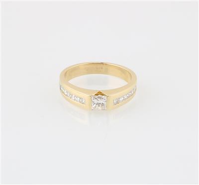 Diamantring zus. ca. 1 ct - Jewellery