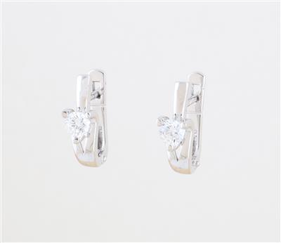 Brillant Ohrringe zus. ca. 0,60 ct - Klenoty