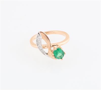 Brillant Smaragd Ring - Jewellery