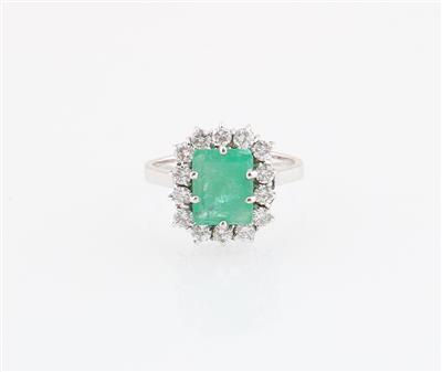 Smaragd Brillantring - Jewellery
