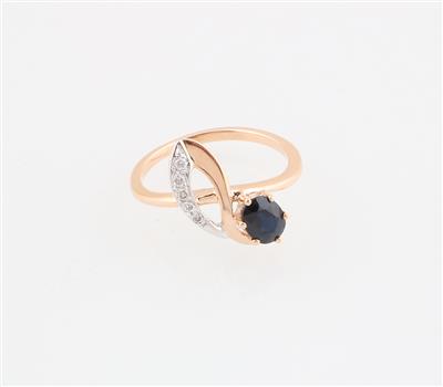 Brillant Saphir Ring - Klenoty