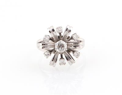 Brillantring zus. ca. 0,65 ct - Goldrichtige Schmucktrends