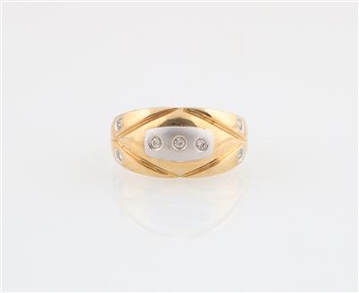 Brillantring zus. ca. 0,10 ct - Goldrichtige Schmucktrends