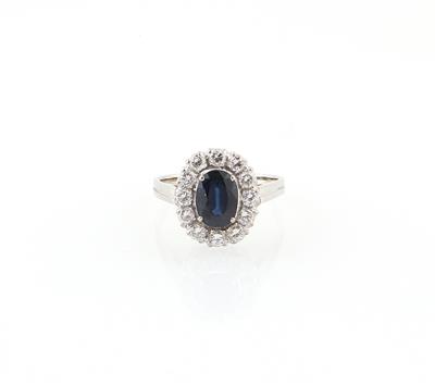 Brillant Saphir Ring - Schmuck