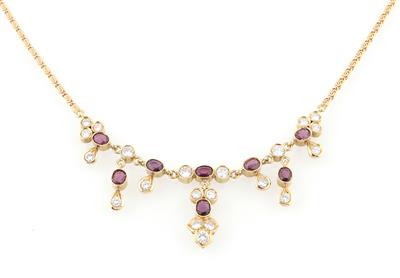 Brillantcollier zus. ca.2,15 ct - Gioielli