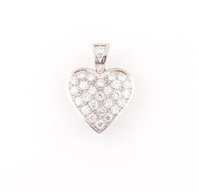 Brillantherz zus. ca. 0,90 ct - Gioielli