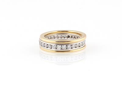 Brillantmemoryring zus. ca. 0,70 ct - Schmuck