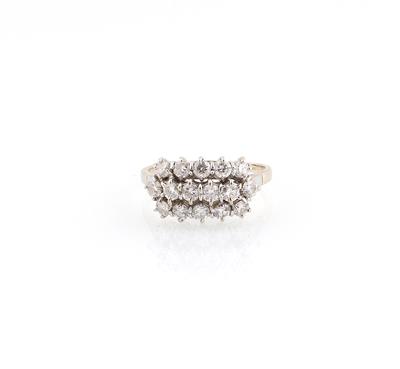 Brillantdamenring zus. ca. 1,55 ct - Jewellery