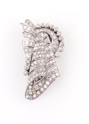 Brillant Diamant Kleiderclip zus. ca. 3,40 ct - Jewellery