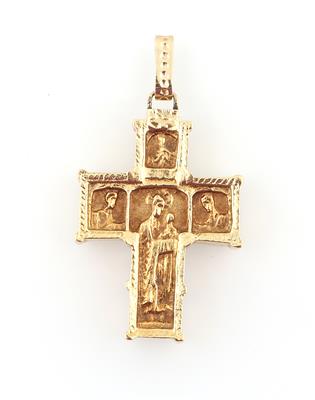 Kreuz mit Heiligendarstellungen - Jewellery