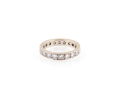 Brillant Memoryring zus. ca. 1,30 ct - Schmuck