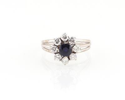 Brillant Damenring zus. ca. 0,60 ct - Jewellery