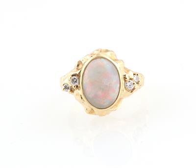 Opal Brillant Damenring - Schmuck