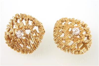 Diamantenohrclips zus. ca. 0,50 ct - Jewellery