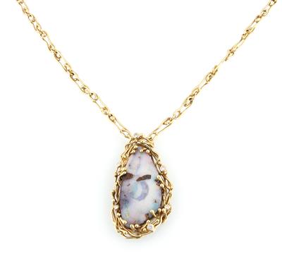 Brillant Opalcollier - Klenoty