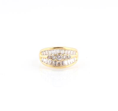 Diamant Damenring zus. ca. 1,40 ct - Klenoty