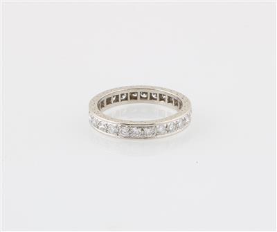 Brillant Memoryring zus. ca. 1,00 ct - Gioielli