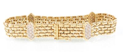 Brillantarmkette zus. ca. 0,80 ct - Schmuck