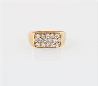 Brillantring zus. ca. 0,65 ct - Klenoty