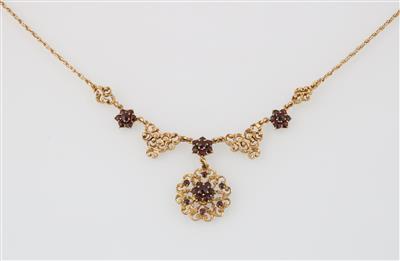 Granatcollier - Jewellery